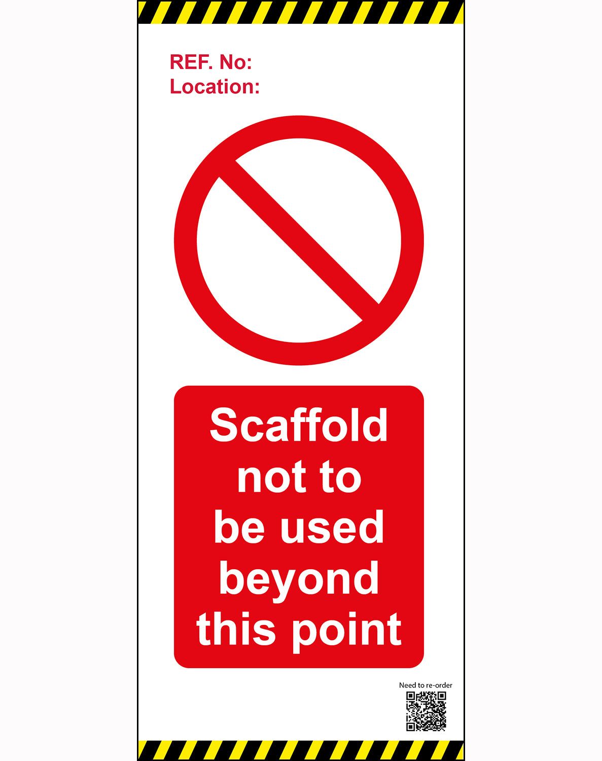Do Not Use Scaffold Tags - (Bundle of 50)